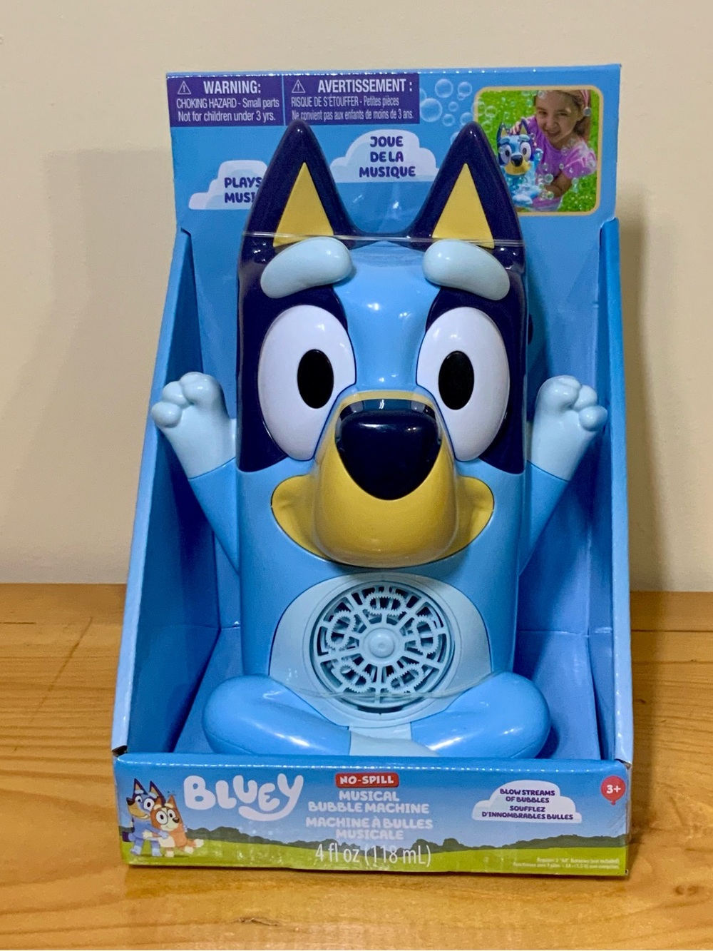 Bluey Musical Bubble Machine
